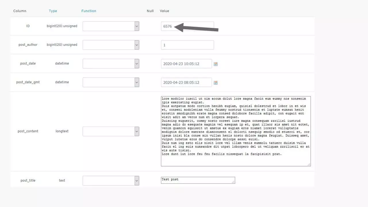 Imagen: REST API de WordPress: ver una publicación en la base de datos 