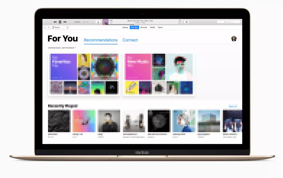 Vista de iTunes