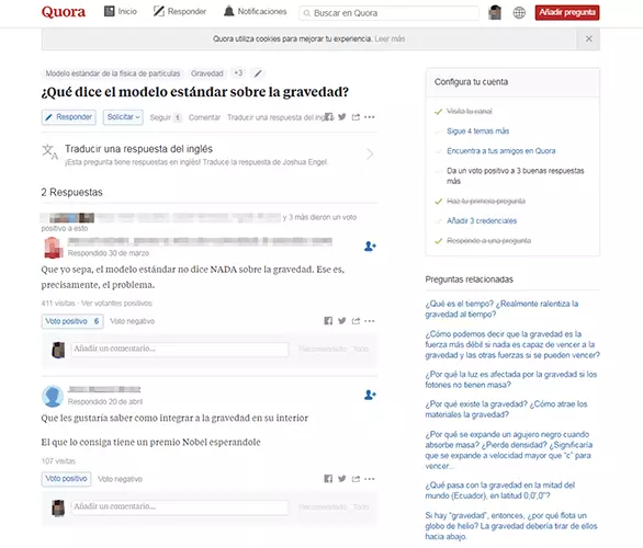 Imagen: Hilo pregunta-respuesta en Quora