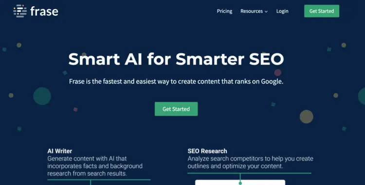 Captura de pantalla de la página web de Frase Captura de pantalla de la página web de Frase