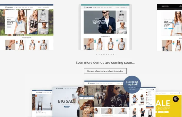 Página de inicio de la plantilla de Flatsome Página de inicio de la plantilla de Flatsome
