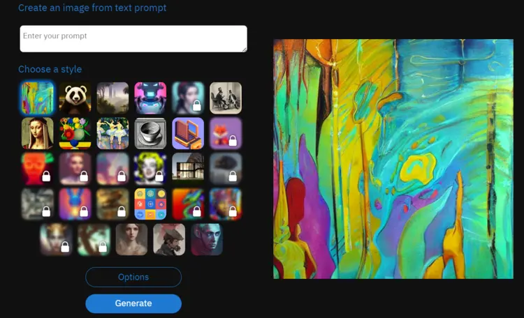 Captura de pantalla de la interfaz de usuario de Deep AI Captura de pantalla de la interfaz de usuario de Deep AI