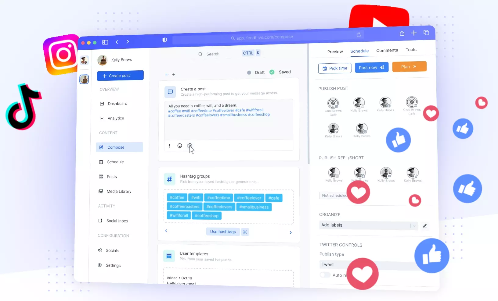 Página web de FeedHive Imagen: Página web de FeedHive