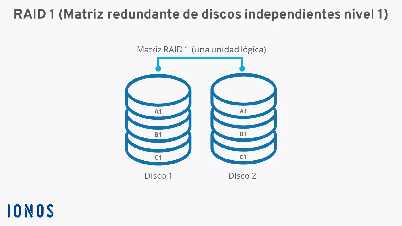 Imagen: Diagrama “RAID 1 con dos discos duros”