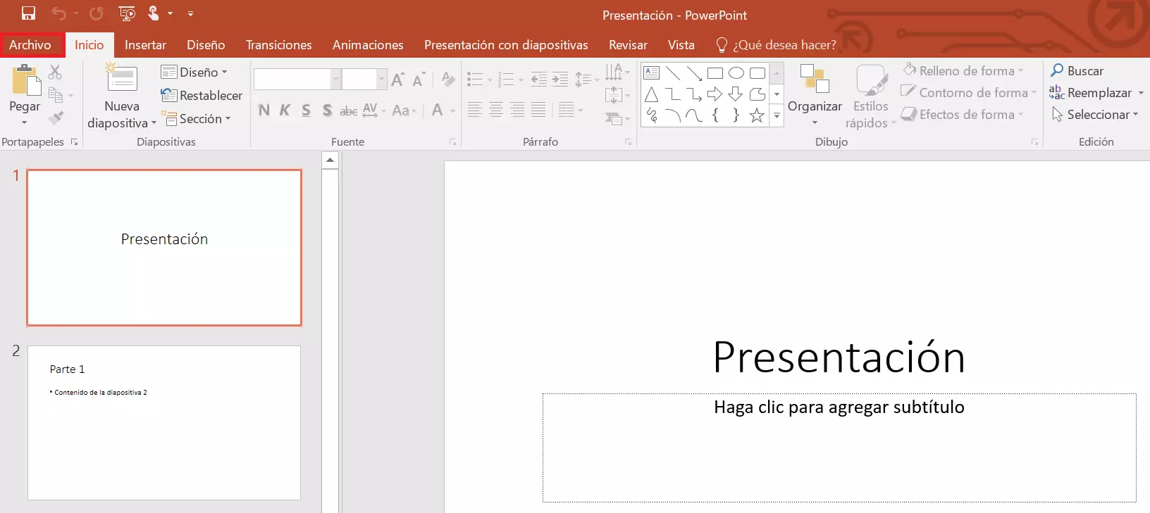 Imagen: Guardar PowerPoint en PDF: primer paso