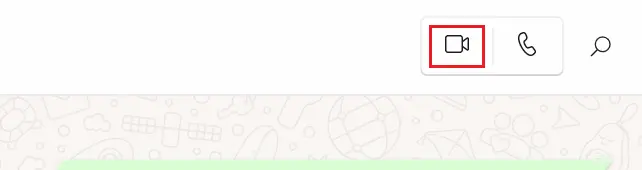 El icono de la cámara para la función de vídeo de WhatsApp Imagen: El icono de la cámara para la función de vídeo de WhatsApp