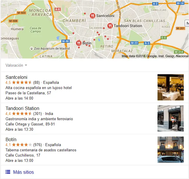 SEO local en Google: resultados de búsqueda para negocios regionales SEO local en Google: resultados de búsqueda para negocios regionales