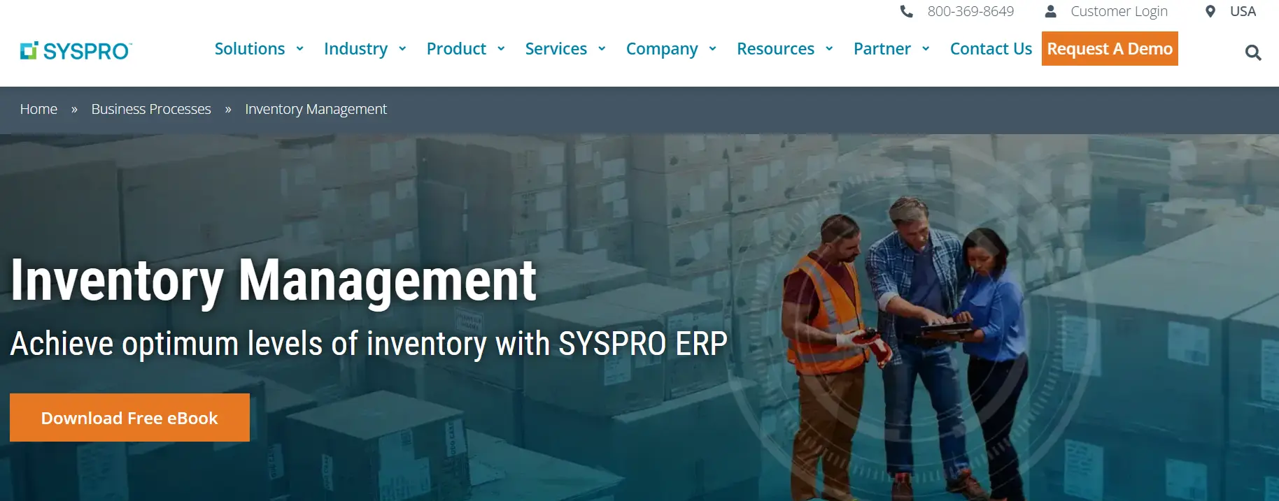 Sistema de gestión de inventario SYSPRO Imagen: Sistema de gestión de inventario SYSPRO