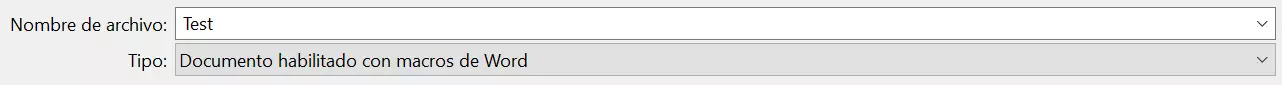 Imagen: Modificar el tipo de archivo de Word