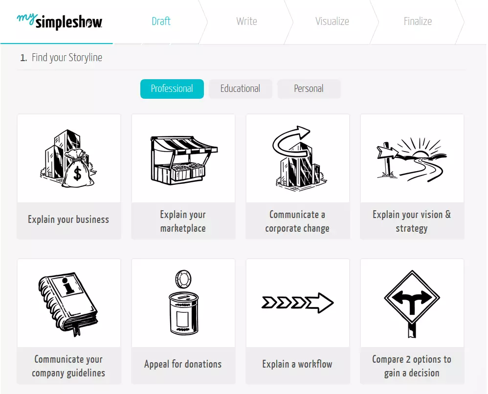 Imagen: Captura de pantalla de mysimpleshow