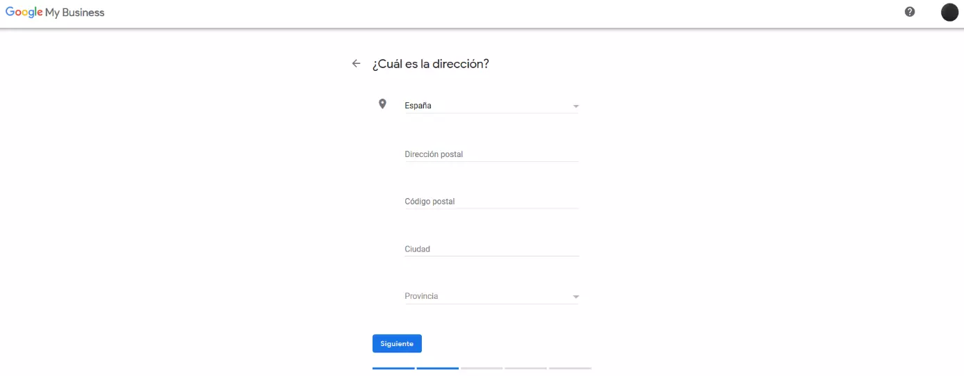 Imagen: Google My Business: selección de la ubicación