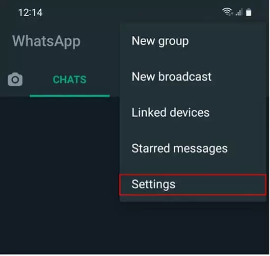 Imagen: WhatsApp: Ajustes dentro del menú