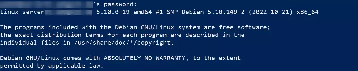 Image: PowerShell: SSH login