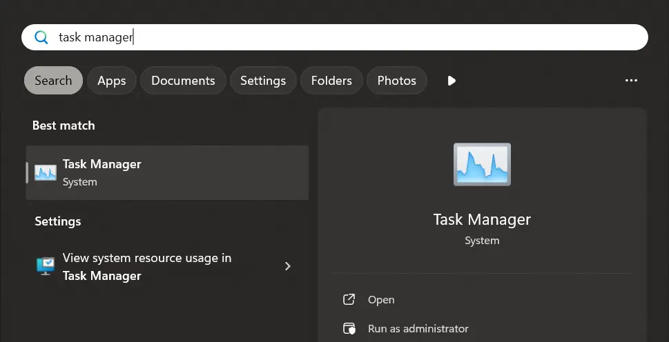 Search result for ‘Task Manager’ Kuva: Search result for ‘Task Manager’