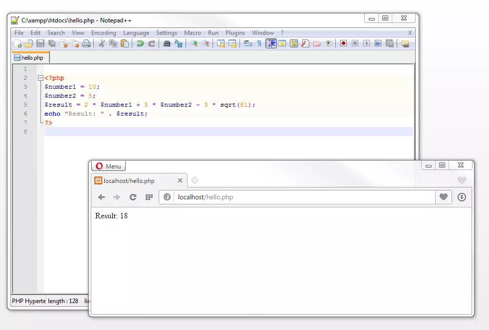 Calcul mathématique à deux variables et différents opérateurs arithmétiques Image: Calcul mathématique à deux variables et différents opérateurs arithmétiques