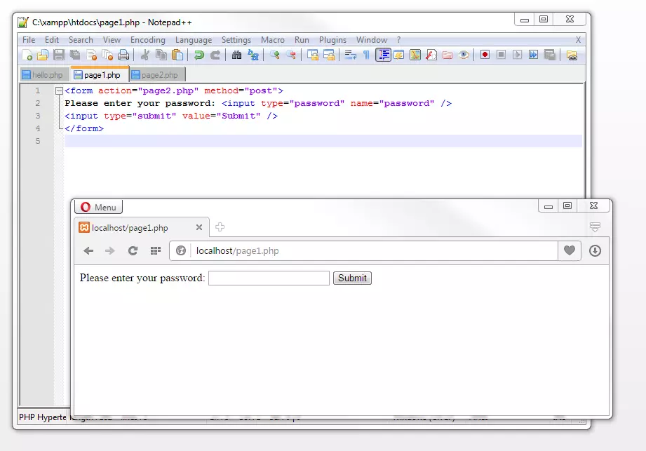 Interface Web du formulaire HTML de la requête de mot de passe Image: Interface Web du formulaire HTML de la requête de mot de passe