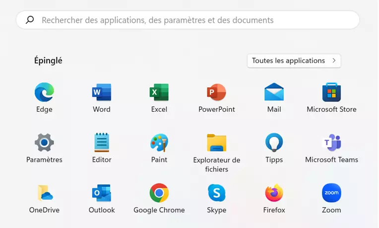 Image: Capture d’écran de l’aperçu des applications dans Windows 11