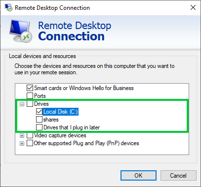 how to transfer files through remote desktop
