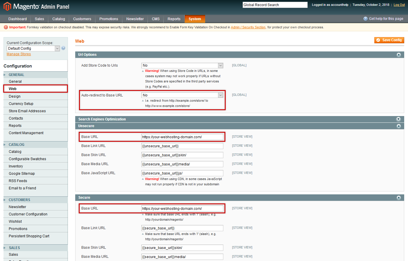 Switch Magento to HTTPS (SSL) Switch Magento to HTTPS (SSL)