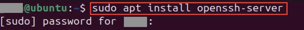 Screenshot of the installation of OpenSSH in the terminal Image: Screenshot of the installation of OpenSSH in the terminal