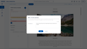 IONOS Email Marketing Tool AI Text Assistant