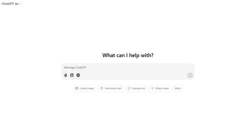 Afbeelding: Screenshot of ChatGPT’s user interface