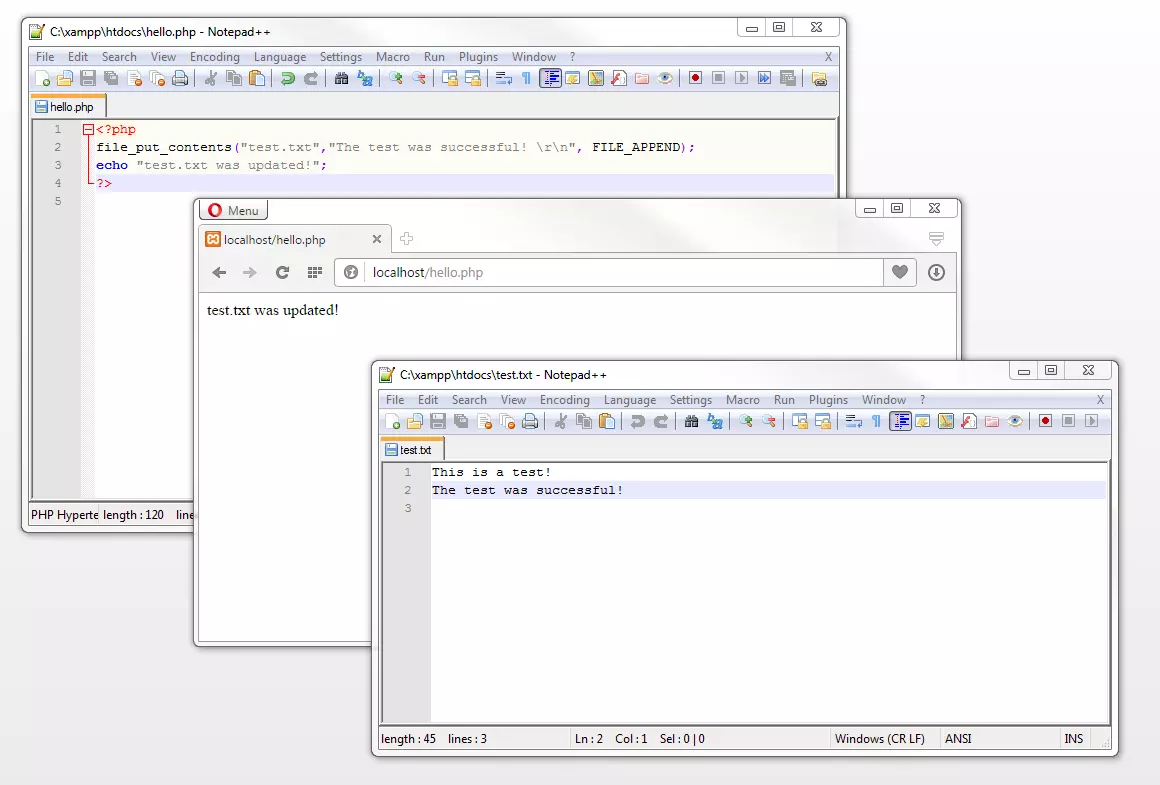 File operations: update files Afbeelding: File operations: update files