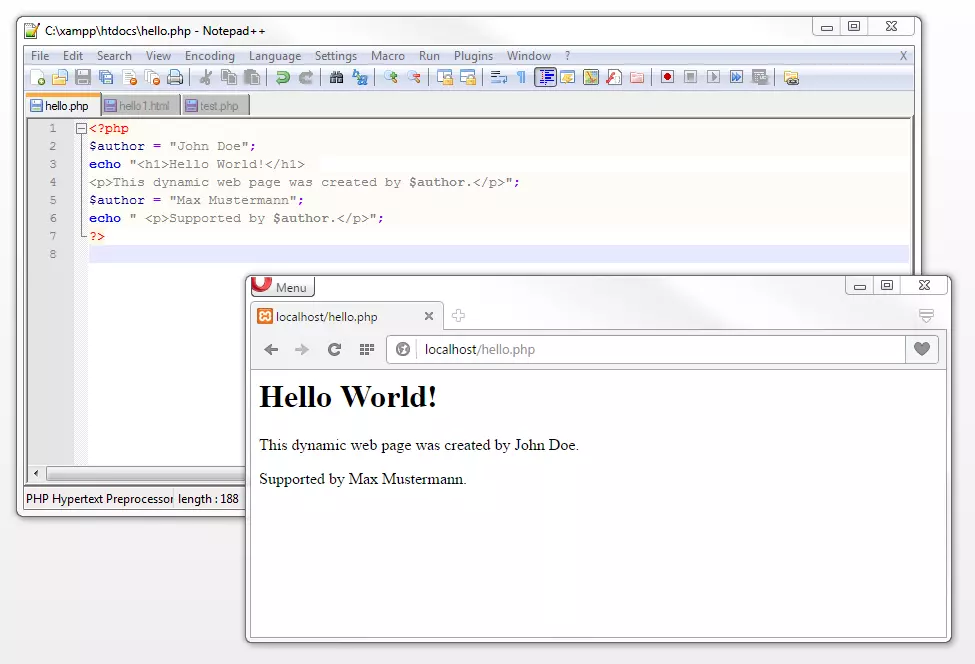 Overwriting variables Afbeelding: Overwriting variables