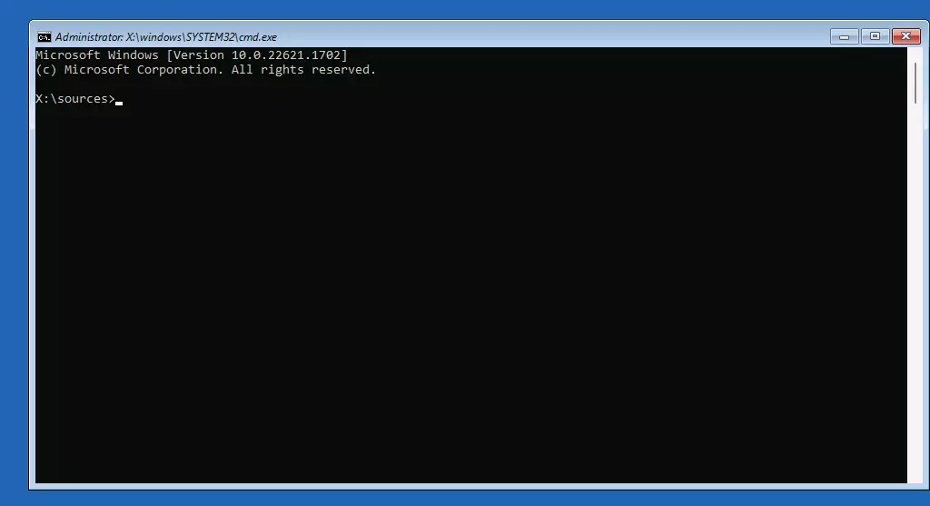 Afbeelding: Screenshot of Command Prompt in Windows 11