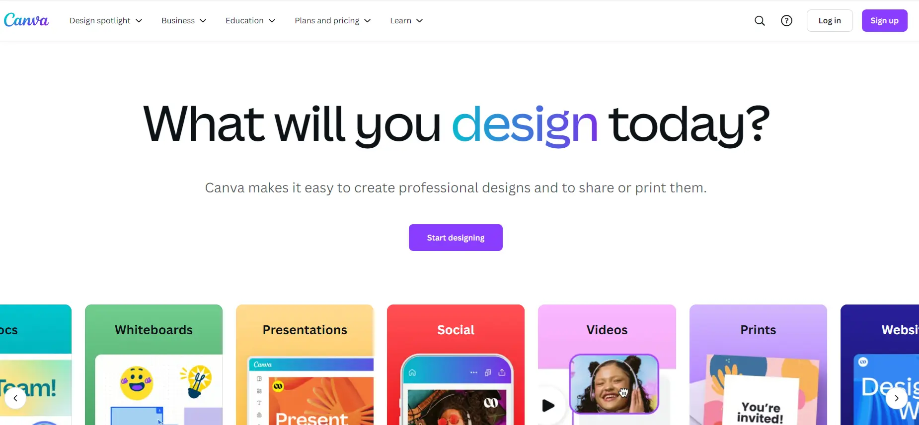 Imagem: Captura de tela do site Canva