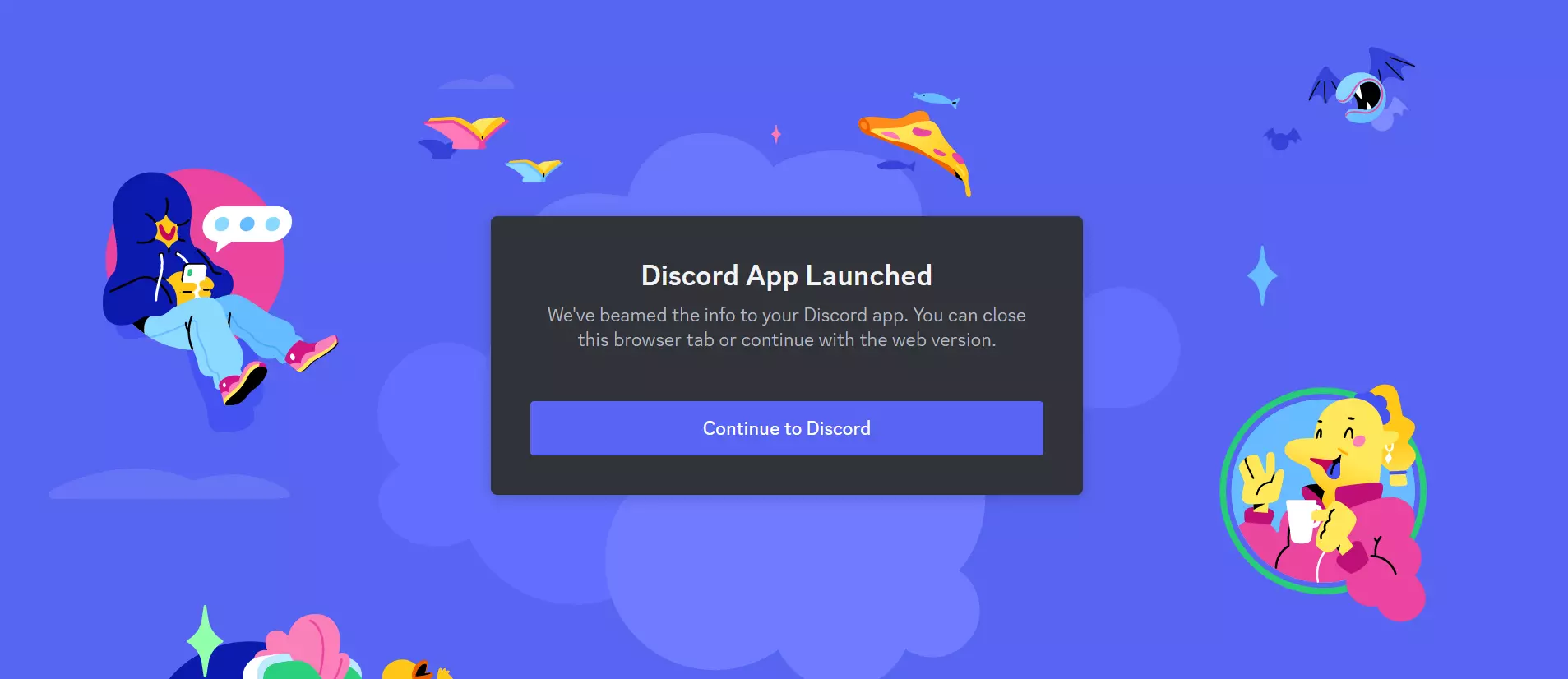 Página de convite do servidor Discord Página de convite do servidor Discord