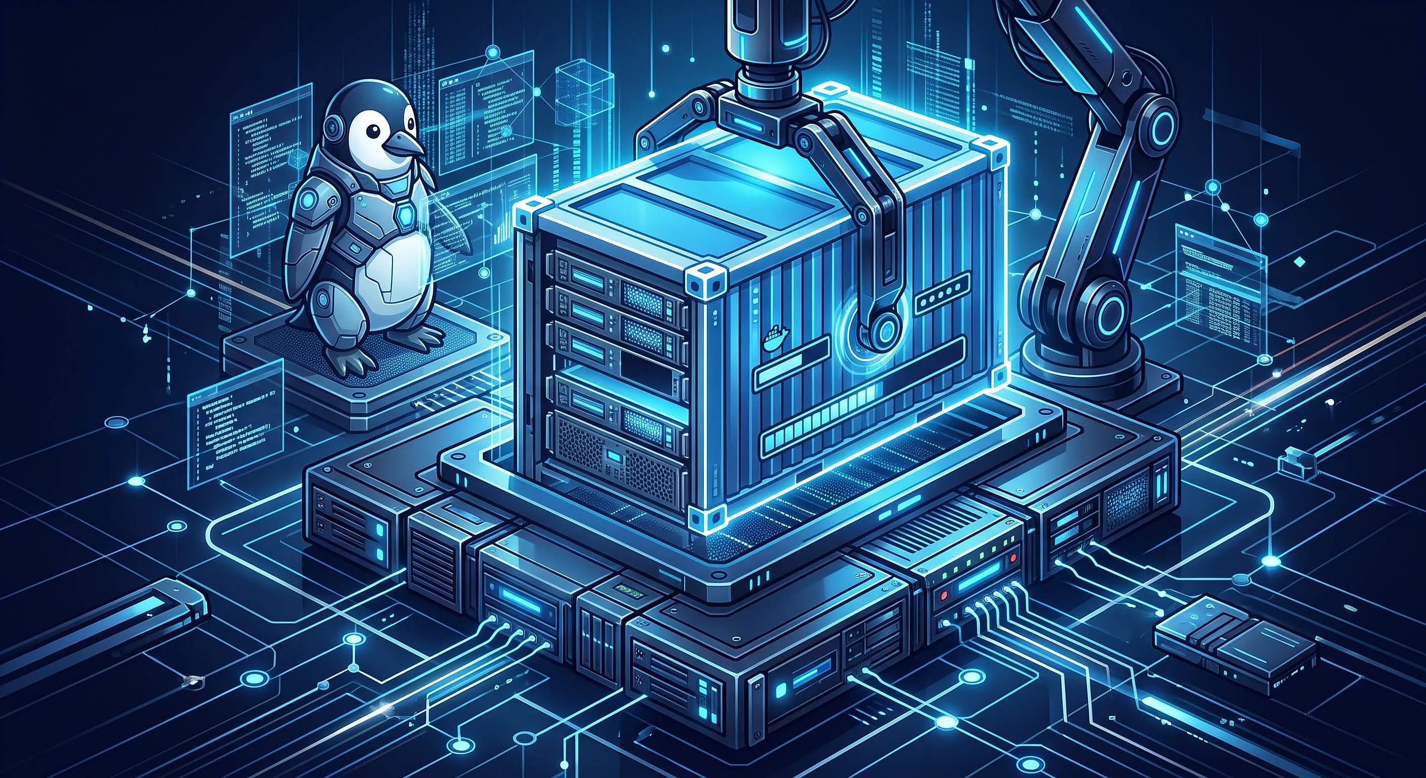 Imagem: Instalação e execução do Docker em um servidor Linux