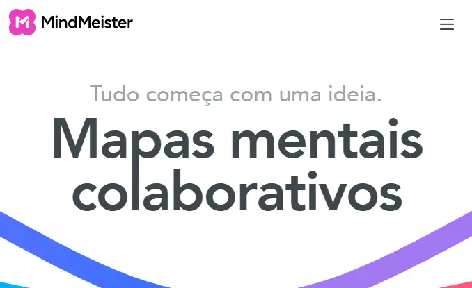 Imagem: Ferramenta de mapeamento mental MindMeister