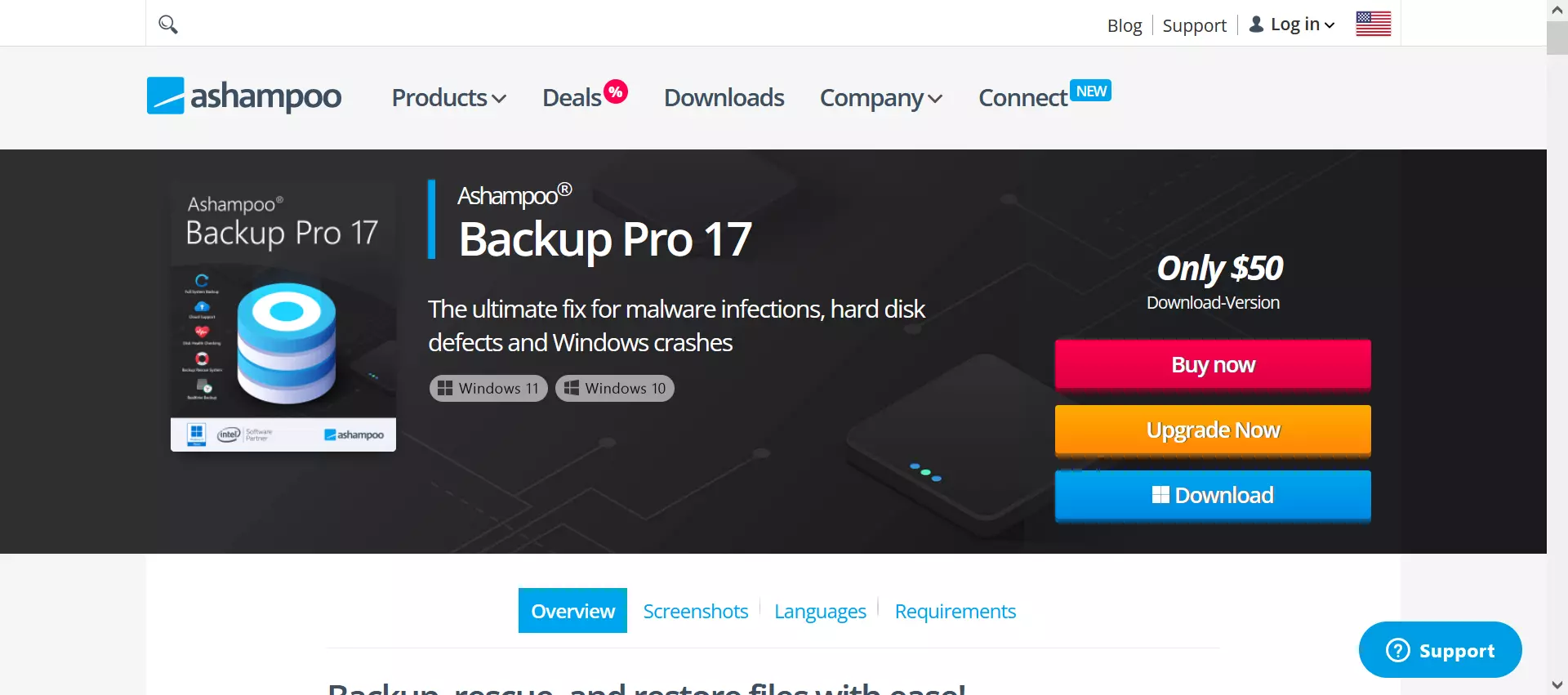Provedor de nuvem compatível com o Ashampoo Backup Pro 17 Imagem: Provedor de nuvem compatível com o Ashampoo Backup Pro 17