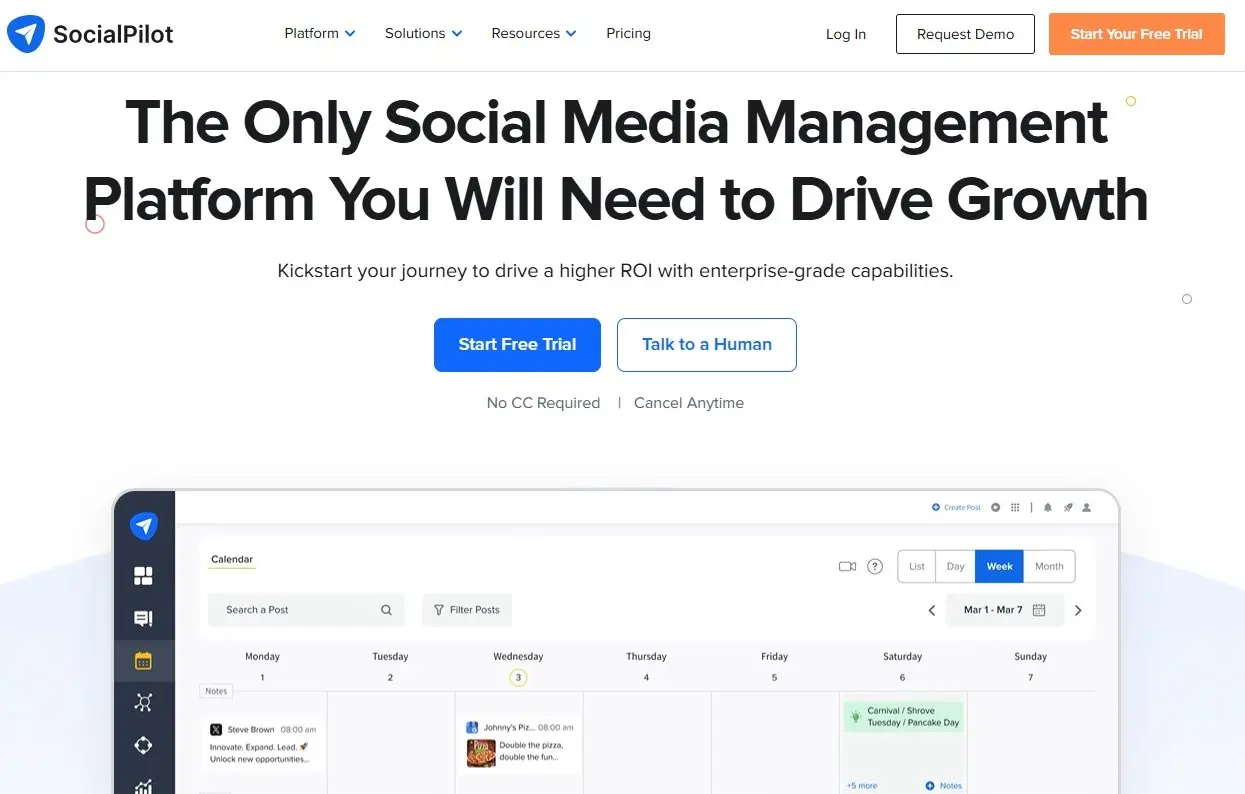Imagem: Site do SocialPilot
