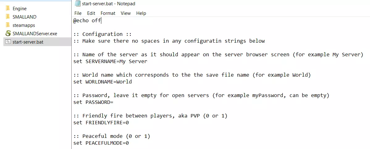 Servidor Smalland: Script Imagem: Servidor Smalland: Script