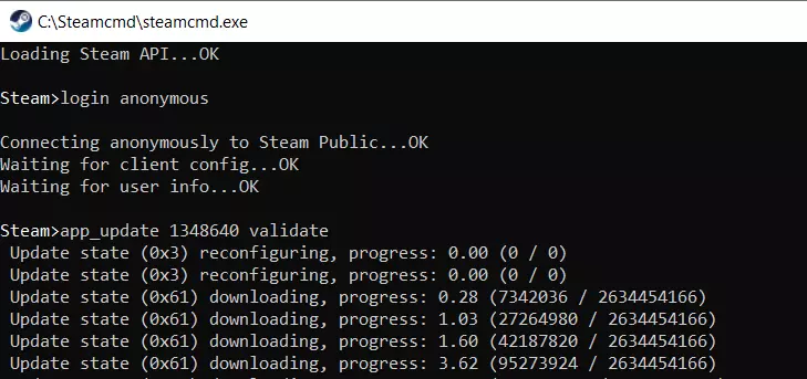 SteamCMD: Instalação do servidor Frozen Flame SteamCMD: Instalação do servidor Frozen Flame