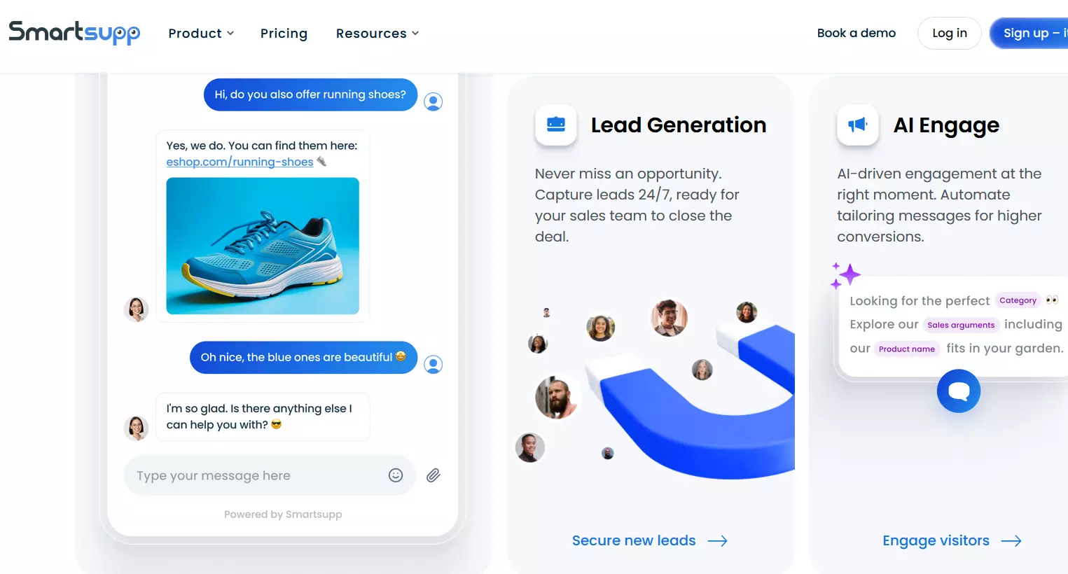 Captura de tela: Site do Smartsupp Imagem: Captura de tela: Site do Smartsupp