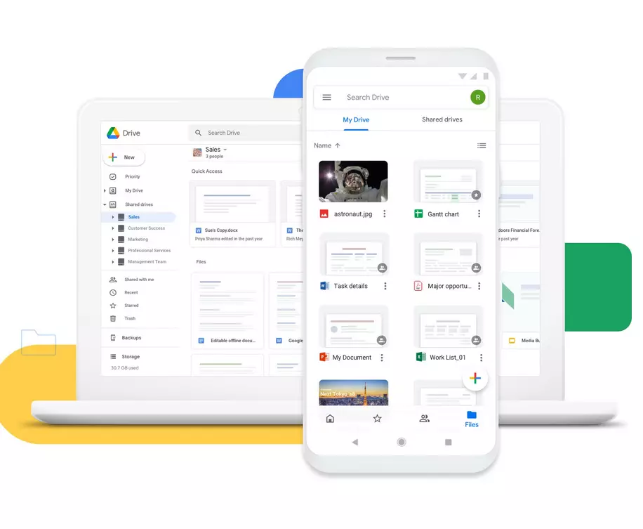 Google Drive screenshot Google Drive screenshot