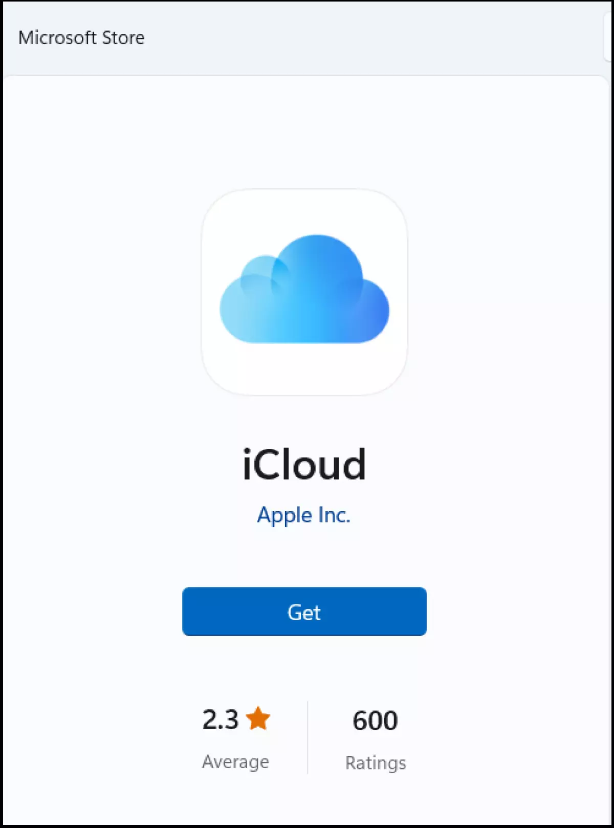 O aplicativo para desktop do iCloud na Microsoft Store O aplicativo para desktop do iCloud na Microsoft Store