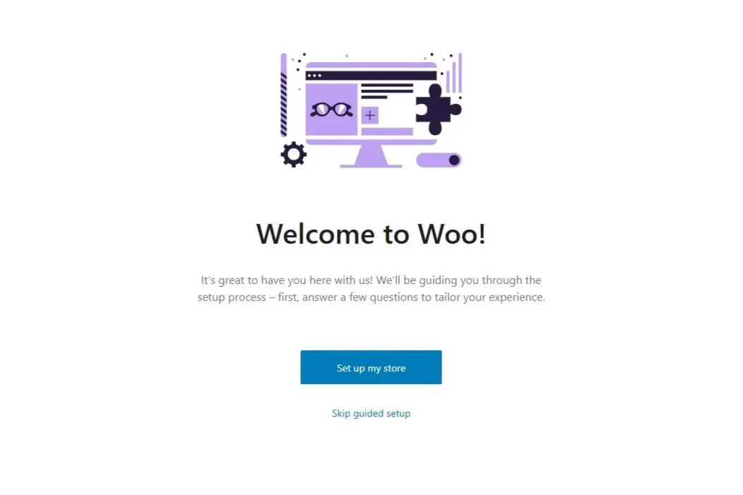 WooCommerce: assistente de instalação Imagem: WooCommerce: assistente de instalação