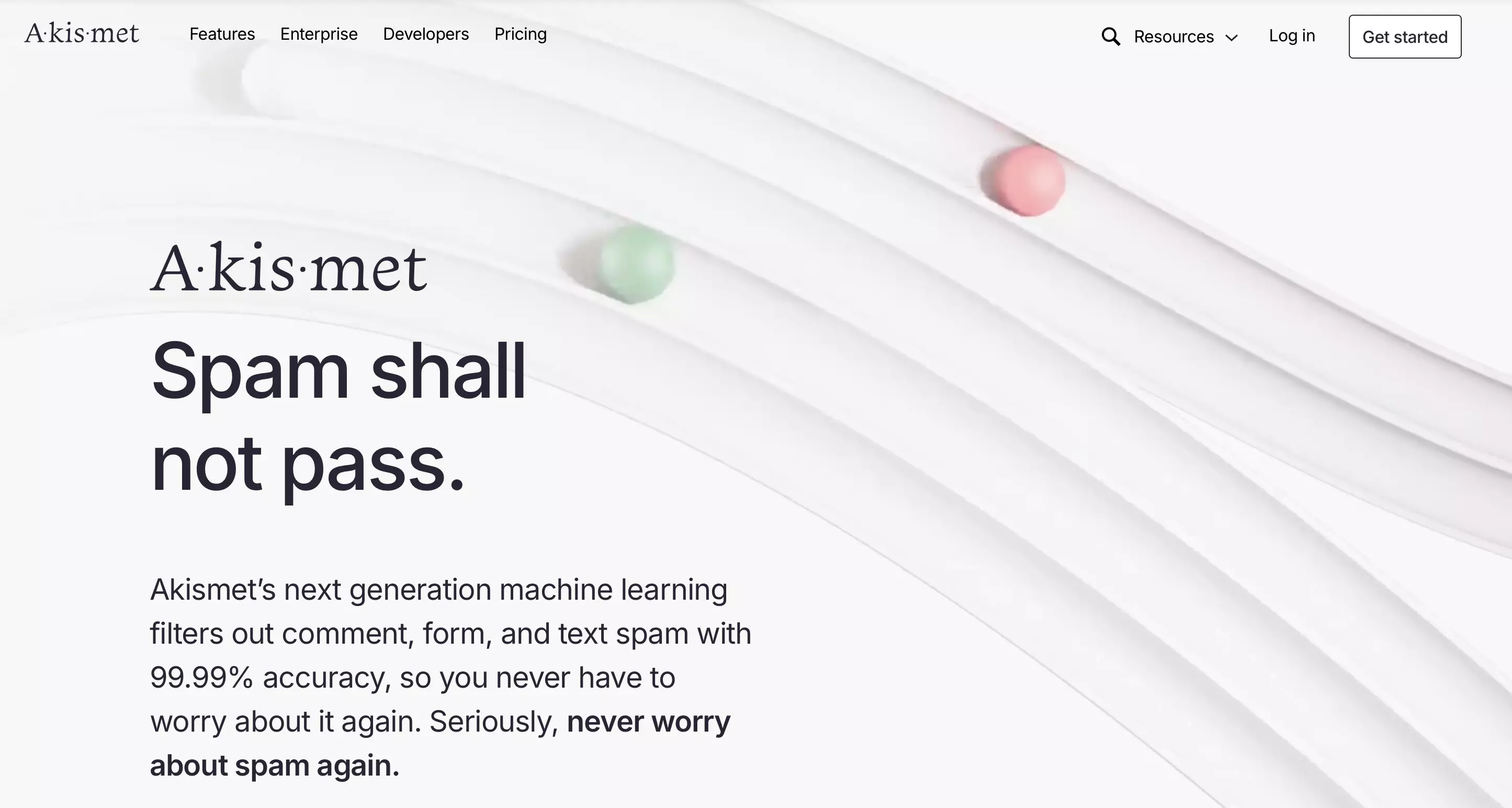 Site do plugin WordPress Akismet Imagem: Site do plugin WordPress Akismet