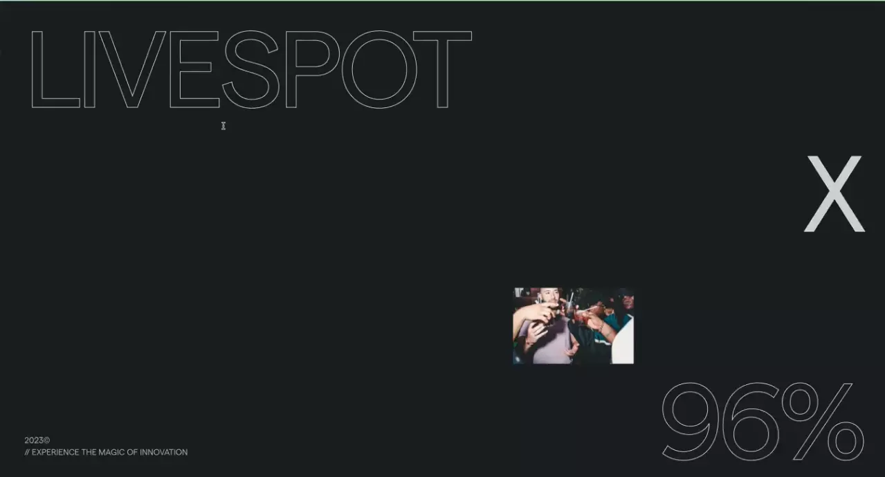 Imagem: Exemplo de barra de carregamento da Livespot