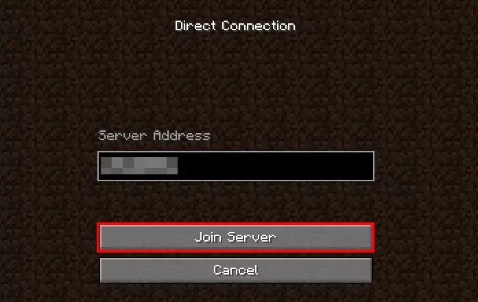 Imagem: Entrando em um servidor Minecraft pelo menu multijogador