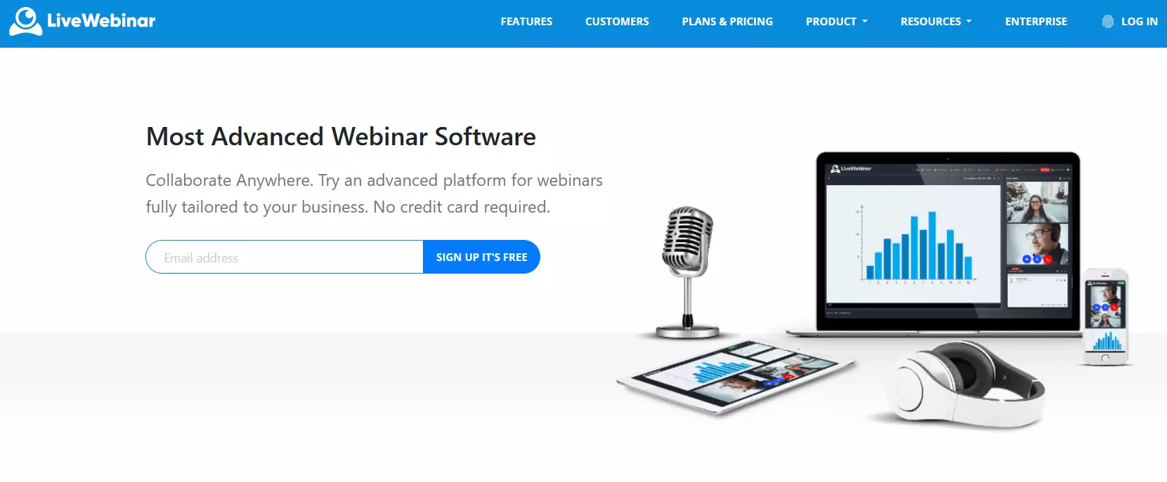 Website do LiveWebinar Website do LiveWebinar