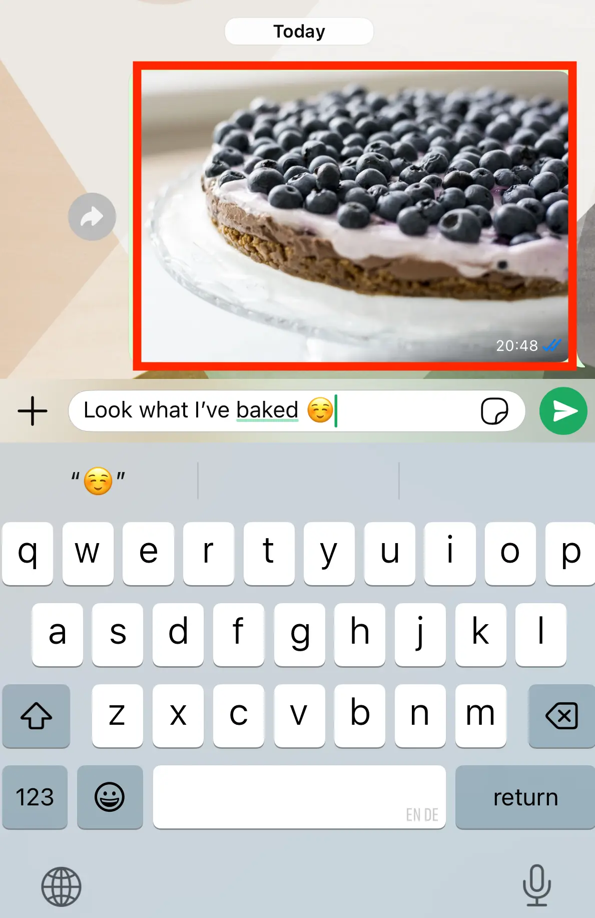 Imagens podem ser salvas em dispositivos iOS ao serem tocadas Imagem: Imagens podem ser salvas em dispositivos iOS ao serem tocadas