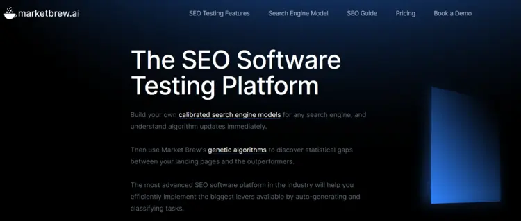 Captura de tela do site Market Brew Captura de tela do site Market Brew