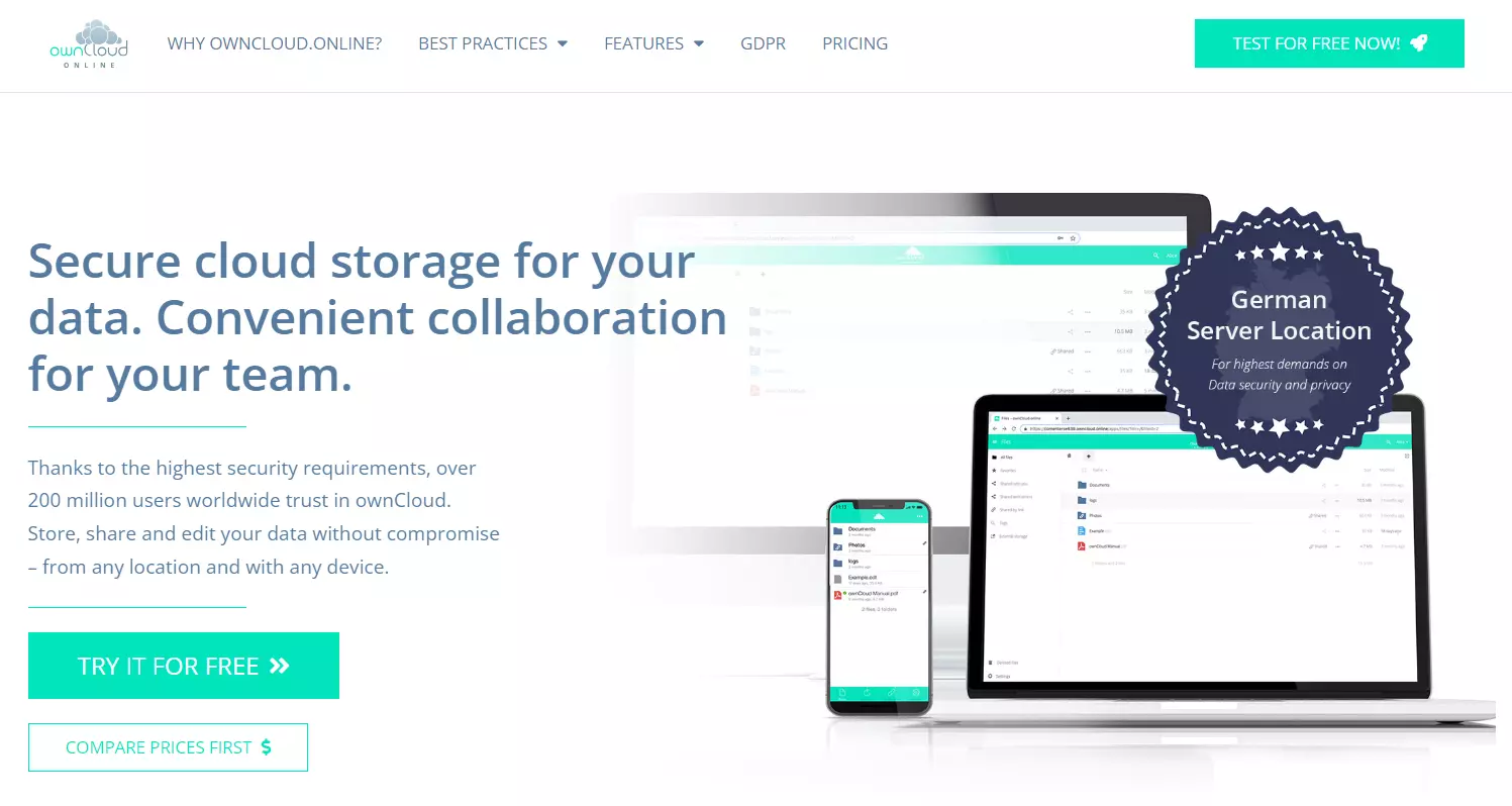 site da ownCloud site da ownCloud