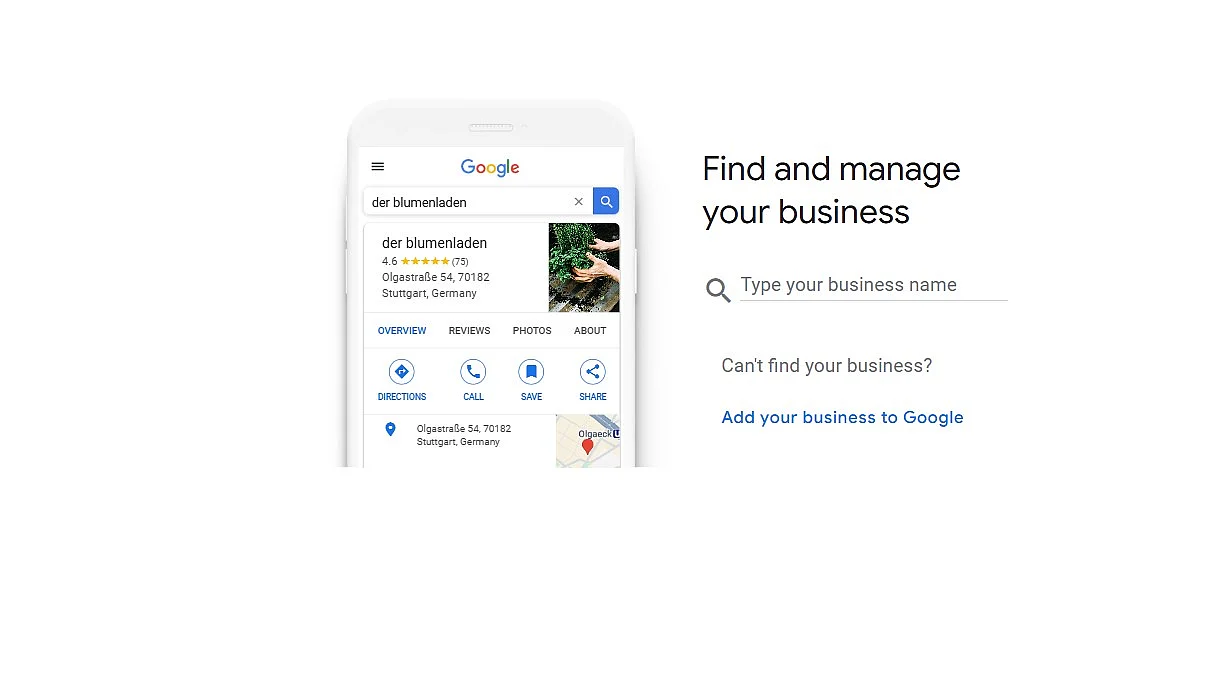 Imagem: Localize e gerencie sua empresa