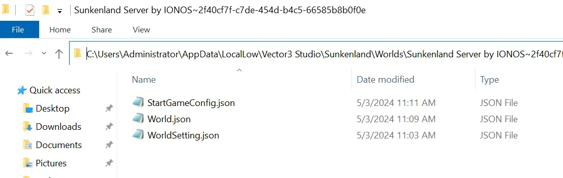 Mundo do jogo transferido em um Sunkenland server Imagem: Mundo do jogo transferido em um Sunkenland server